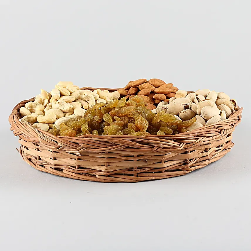 Basket of dry fruits