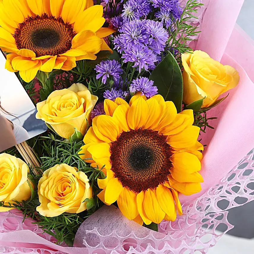 Sunflower Bliss N Personalised Love