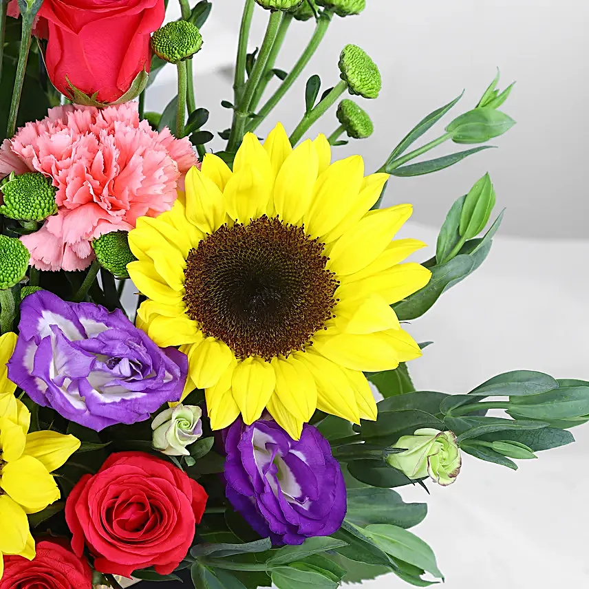 Sunflower N Rose Harmony