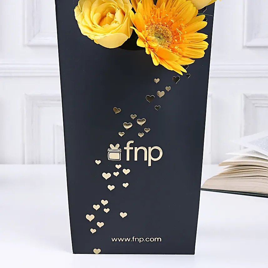 Sunny Gerberas N Roses Sleeve