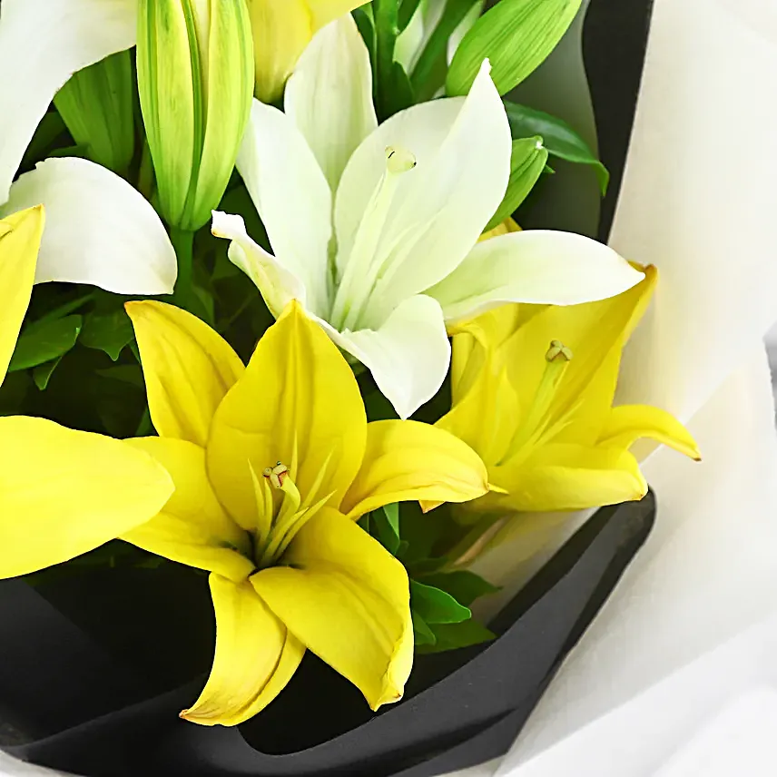Sunny Love Lily Bouquet For Dad