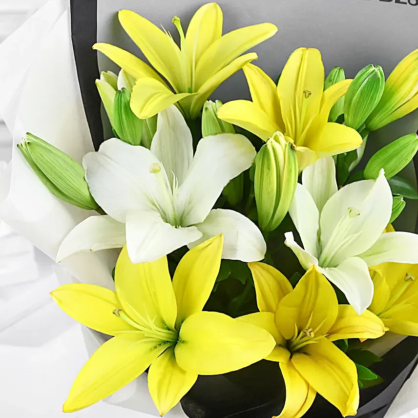 Sunny Love Lily Bouquet For Dad