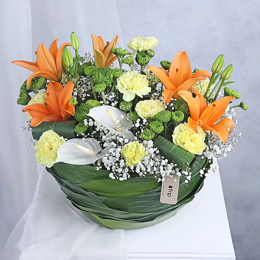 Sunshine In A Floral Basket