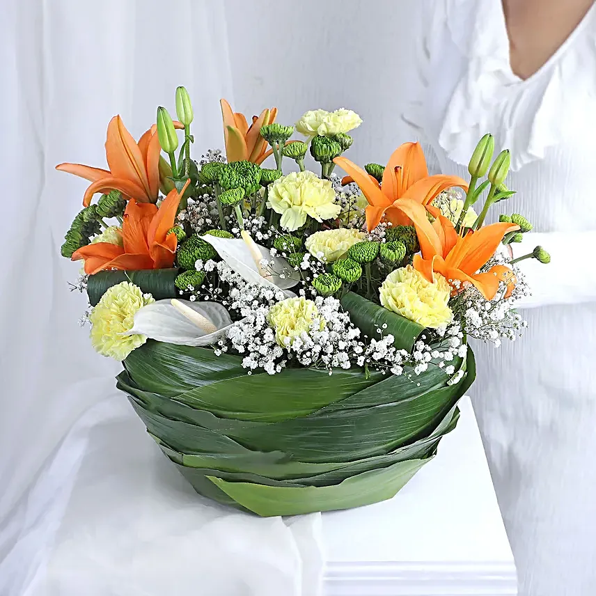 Sunshine In A Floral Basket