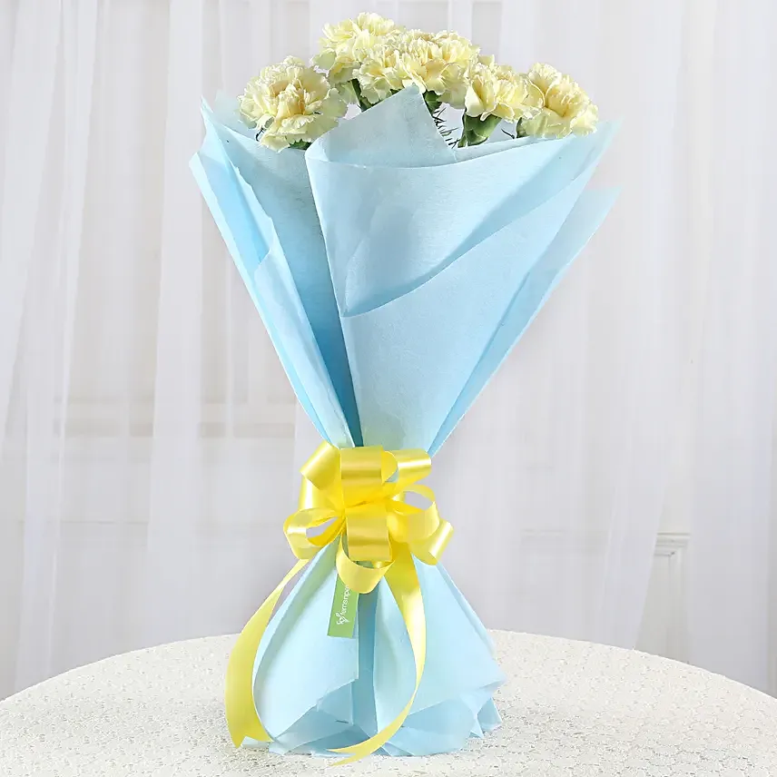 Send Online Love Yellow Carnations