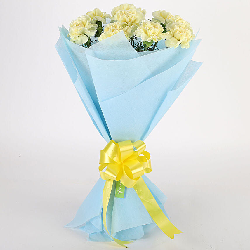 Send Online Love Yellow Carnations