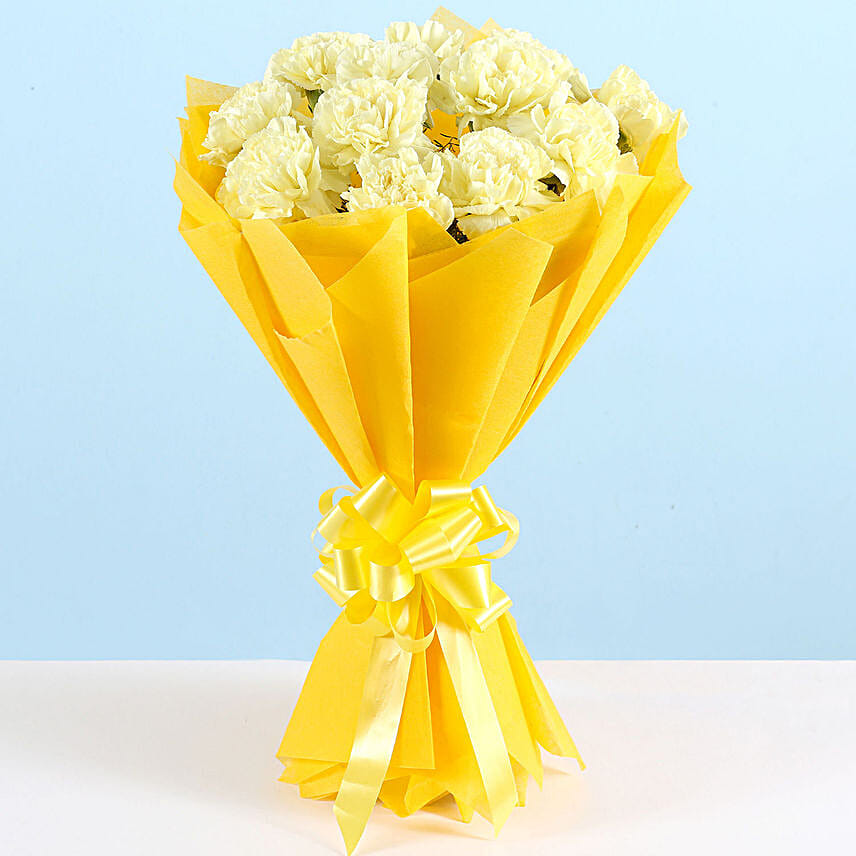 Buy Online Love Yellow Carnations
