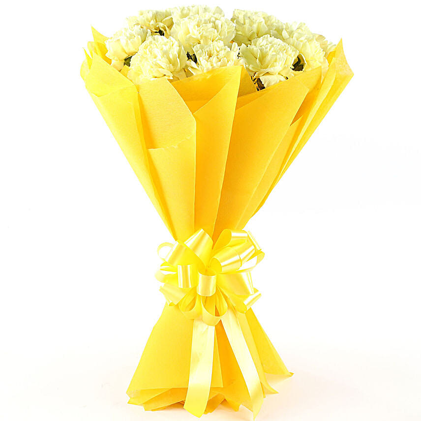 Buy Online Love Yellow Carnations