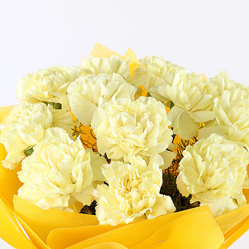 Buy Online Love Yellow Carnations