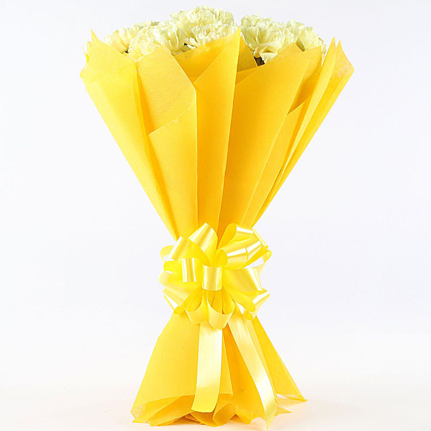 Buy Online Love Yellow Carnations