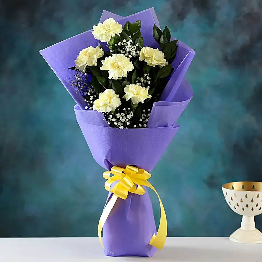Buy Love Yellow Carnations