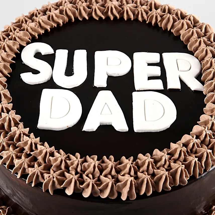Super Dad Chocolate Cake Half Kg