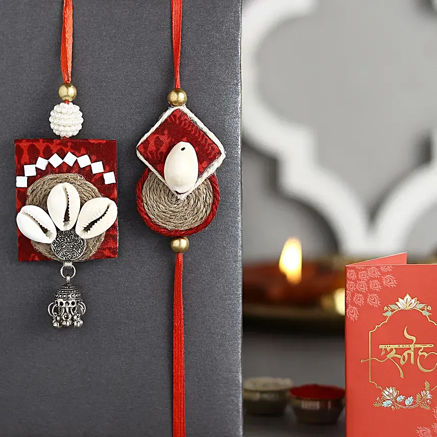 Sustainable Bhaiya Bhabhi Rakhi Set