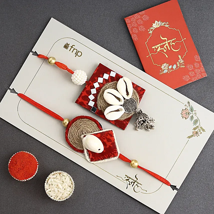 Sustainable Bhaiya Bhabhi Rakhi Set