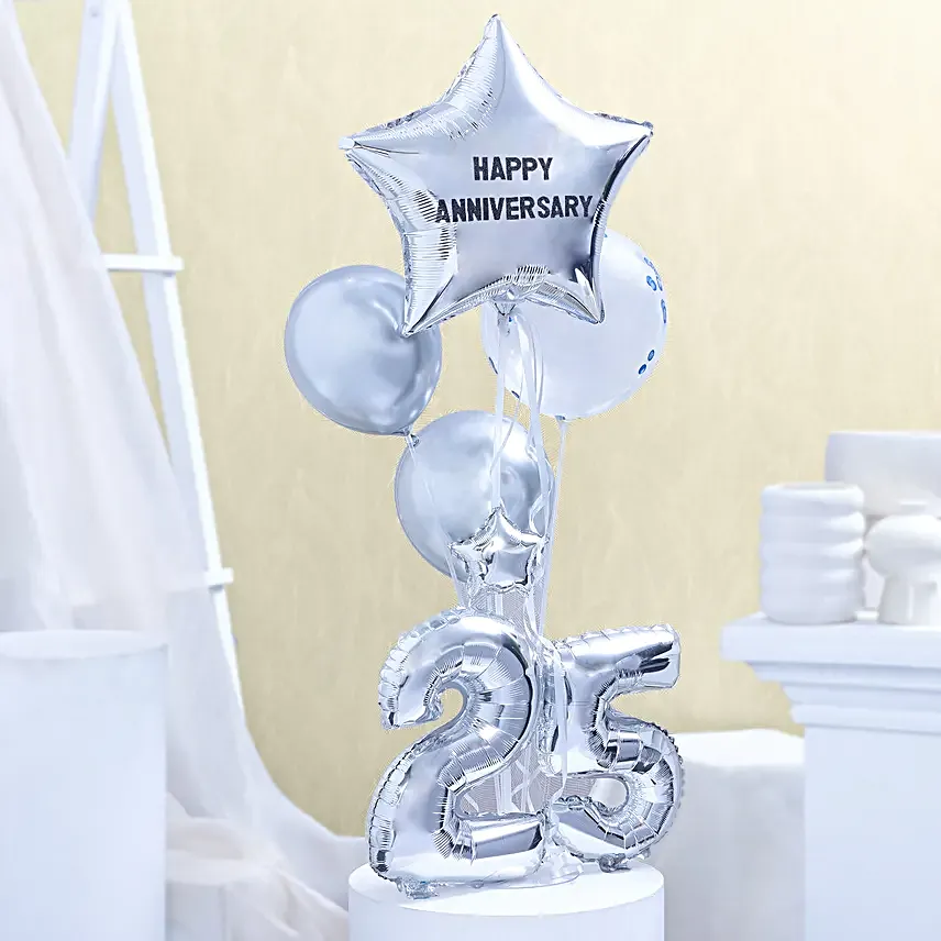 Sweet 25th Celebration Balloon Bouquet