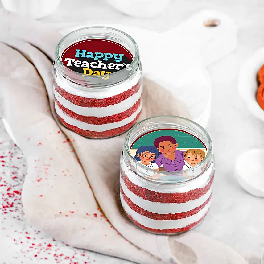 Sweet Appreciation Jar Cake Set of 2