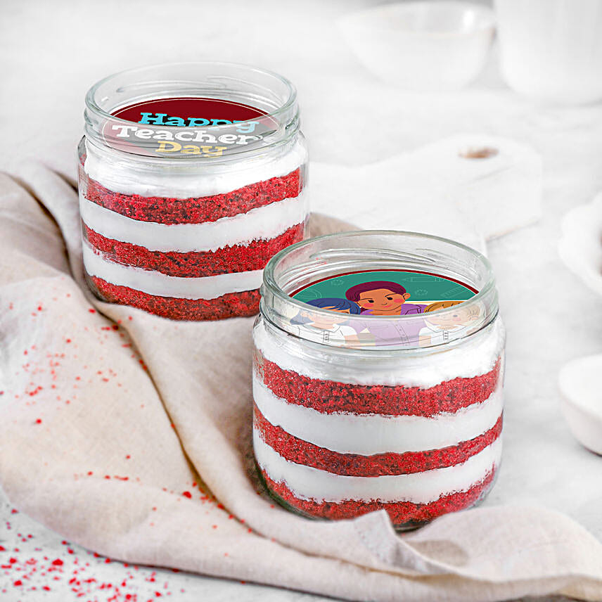Sweet Appreciation Jar Cake Set of 2