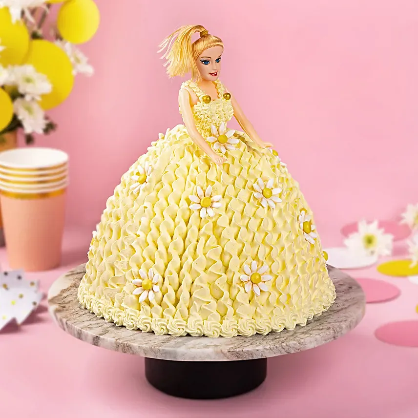 Sweet Barbie Chocolate Cake