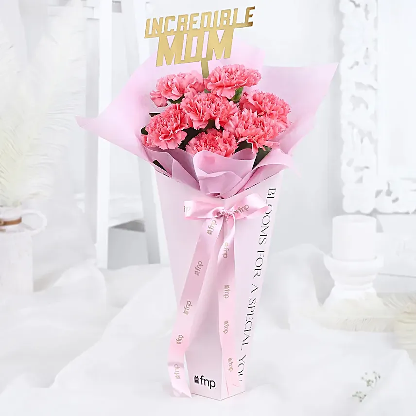 Sweet Carnation Symphony for Mom