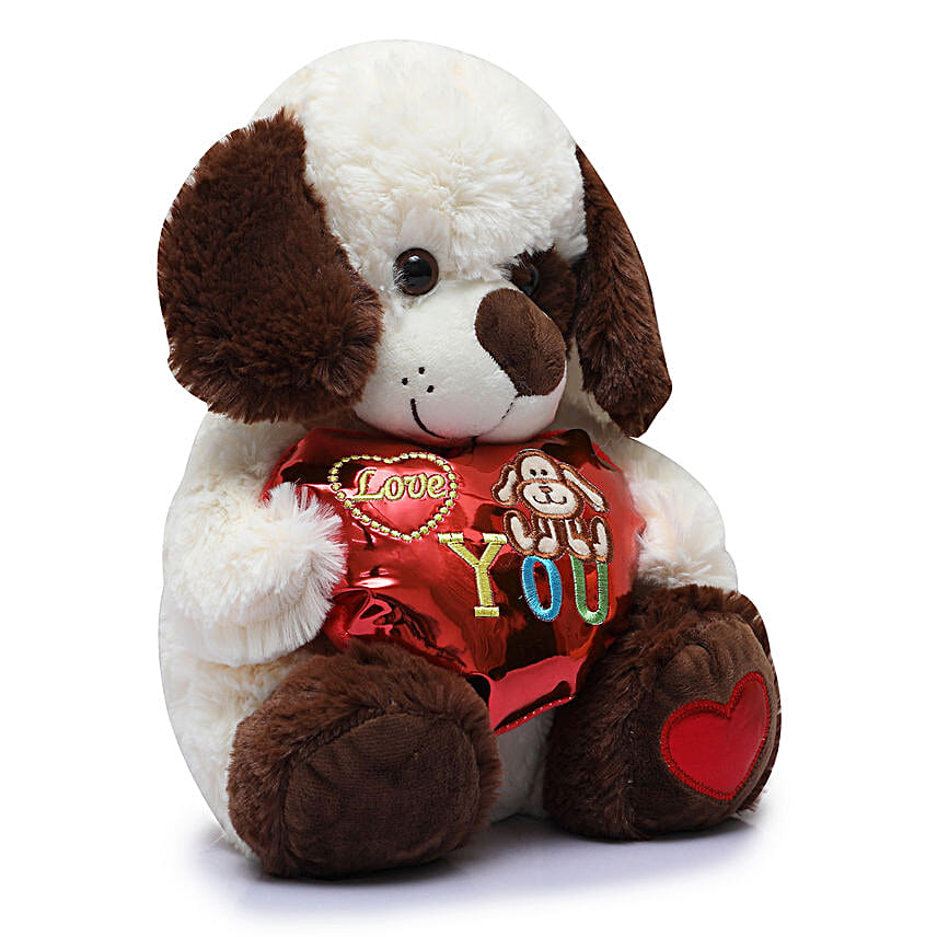 Online Love Dog Soft Toy
