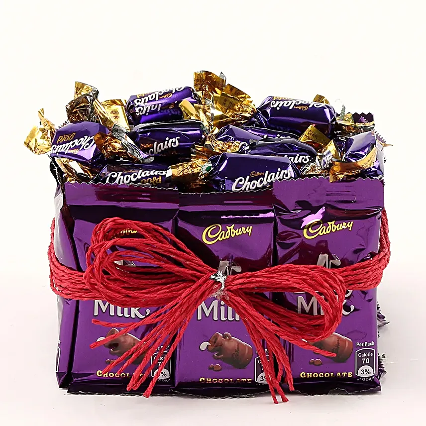 Sweet Offerings Choclairs Dairy Milk Vase