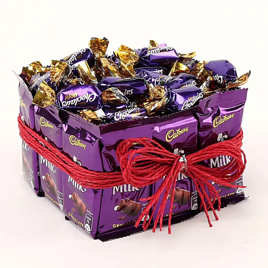 Sweet Offerings Choclairs Dairy Milk Vase