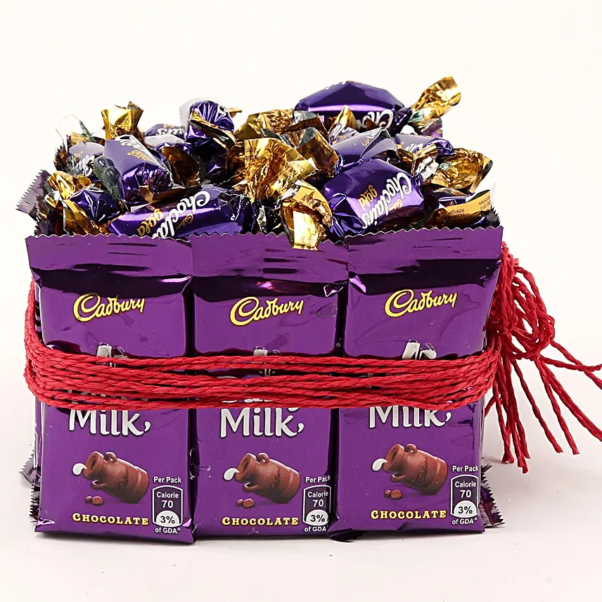 Sweet Offerings Choclairs Dairy Milk Vase