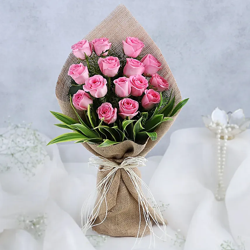 Pink Rose Flower Bunches