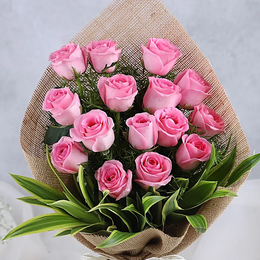 Pink Rose Flower Bunches