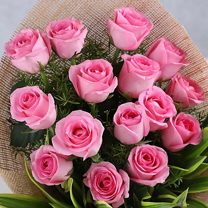 Pink Rose Flower Bunches