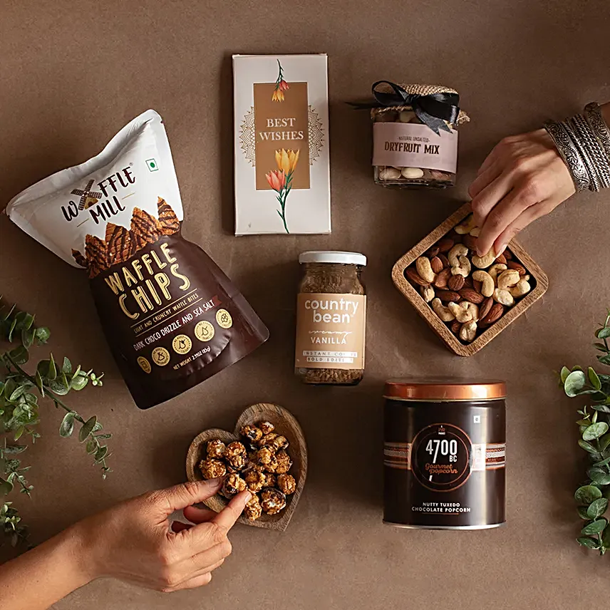 Sweet Savoury Goodies Gift Basket