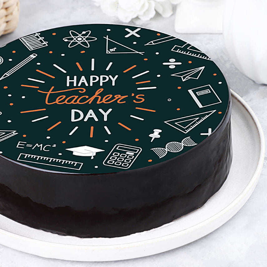 Teachers Day Chocolate Joy Cake