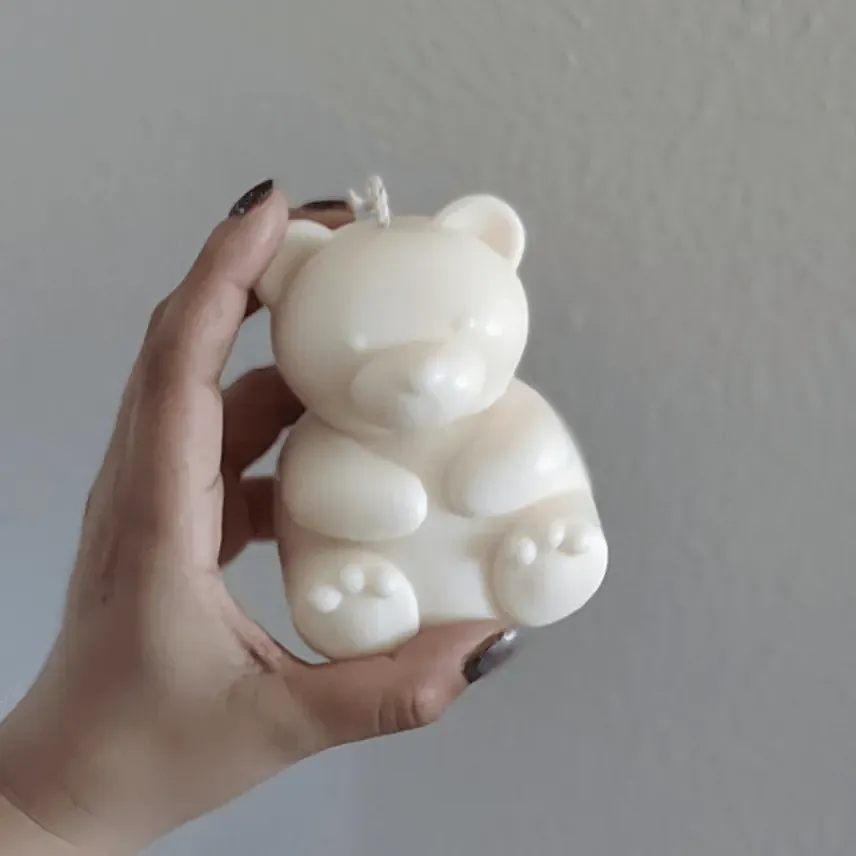 Teddy Bear Glow Candle