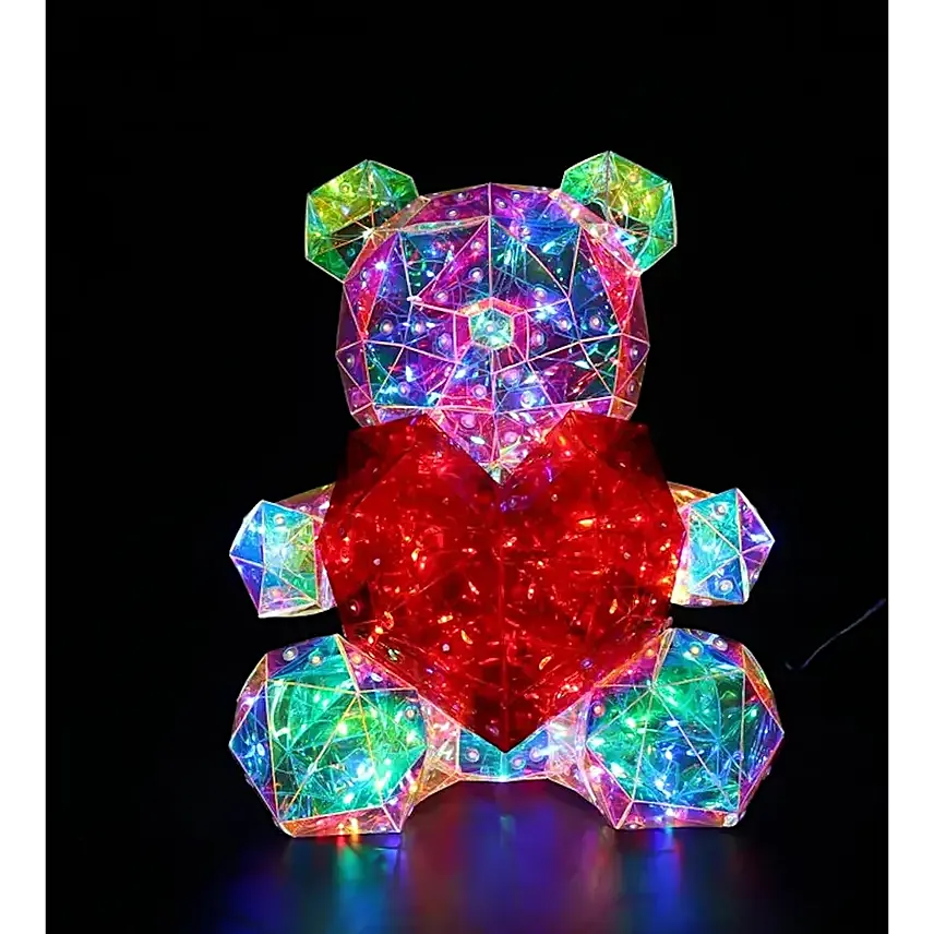 Teddy Bear LED Lamp Galaxy Love