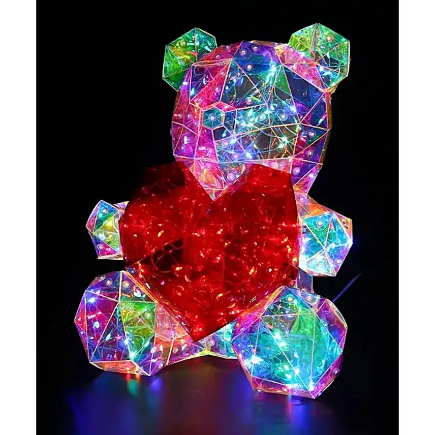 Teddy Bear LED Lamp Galaxy Love