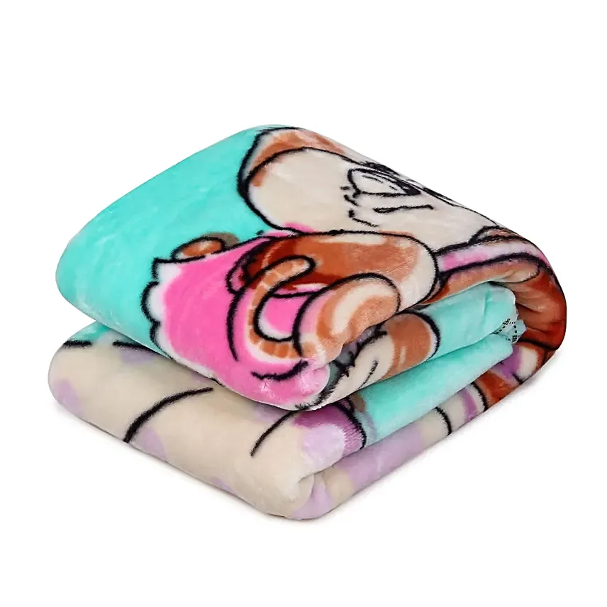 Teddy Hugs Kids Soft Blanket