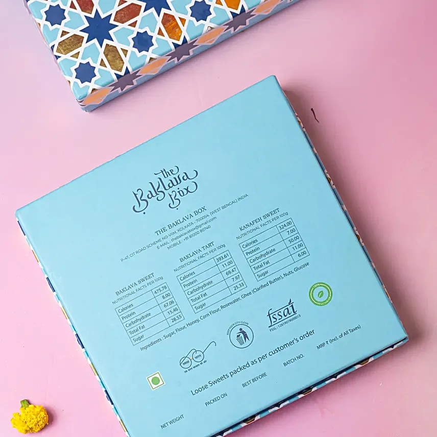 The Baklava Box Assorted Kunafa