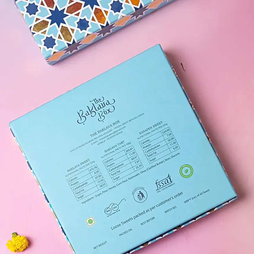 The Baklava Box Indian Sweets Hamper