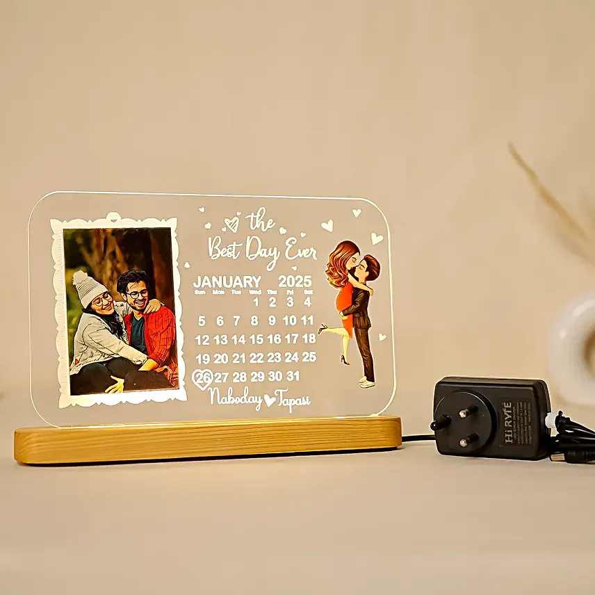 The Best Day Ever LED Lamp