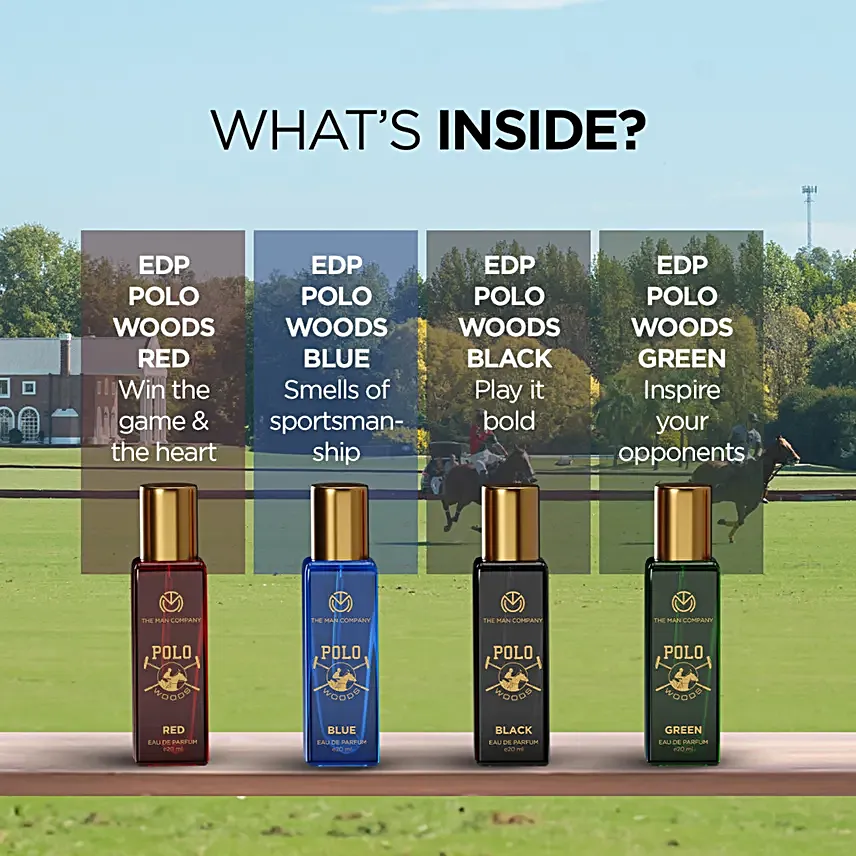 The Man Company Ultimate Mens Perfume Set  Polo Woods Collection