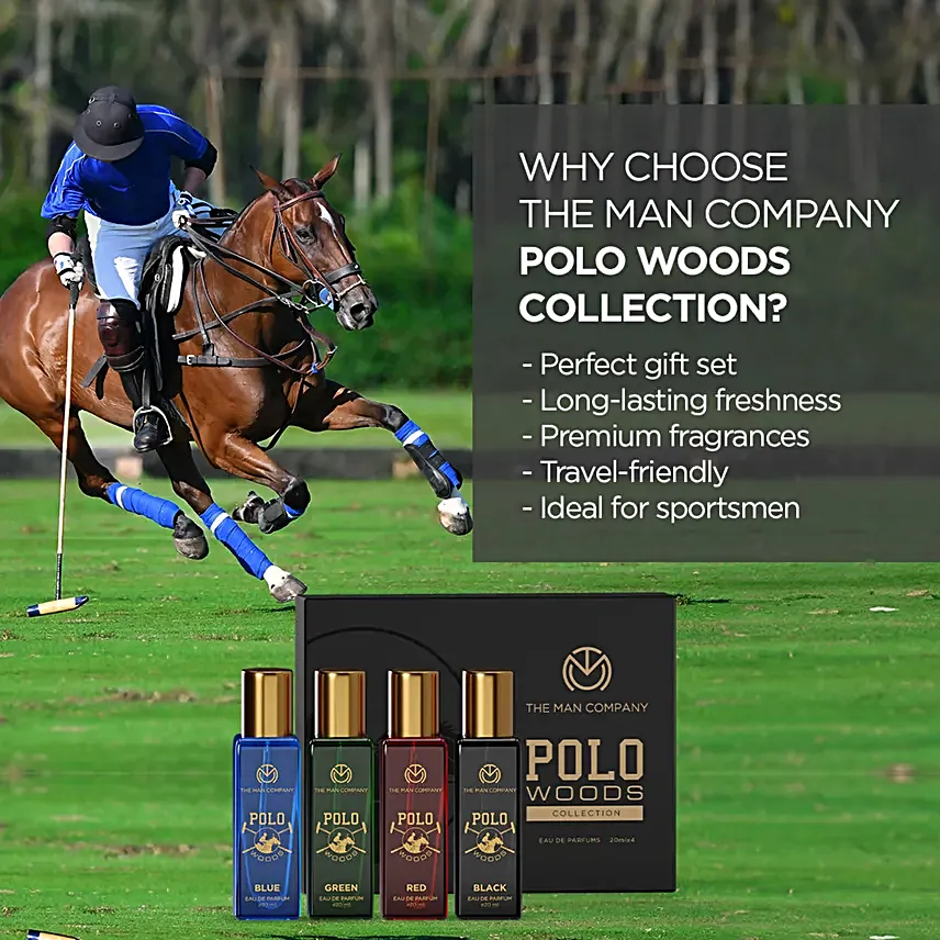 The Man Company Ultimate Mens Perfume Set  Polo Woods Collection