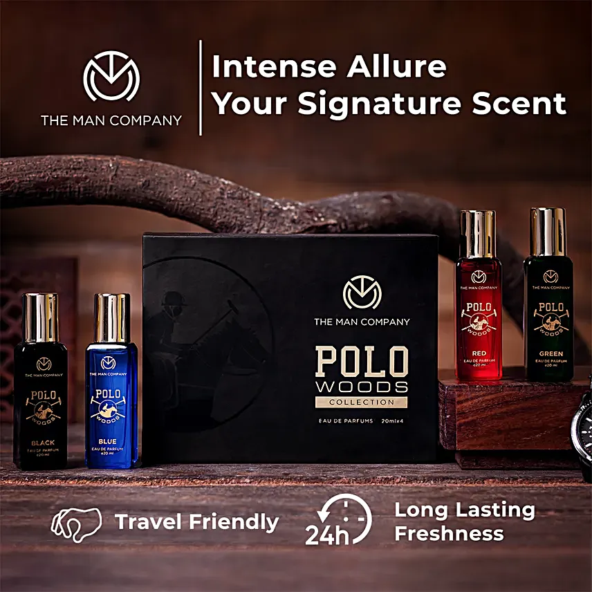 The Man Company Ultimate Mens Perfume Set  Polo Woods Collection