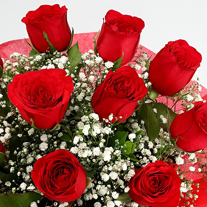 Timeless Love Red Roses Bouquet Celebrations Box