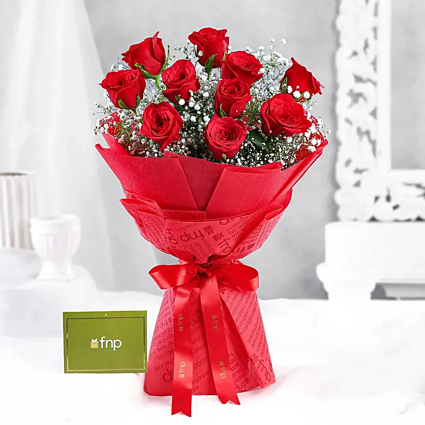 Timeless Love Red Roses Bouquet