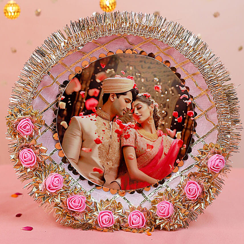 Together Forever Karwa Chauth Personalised Thali