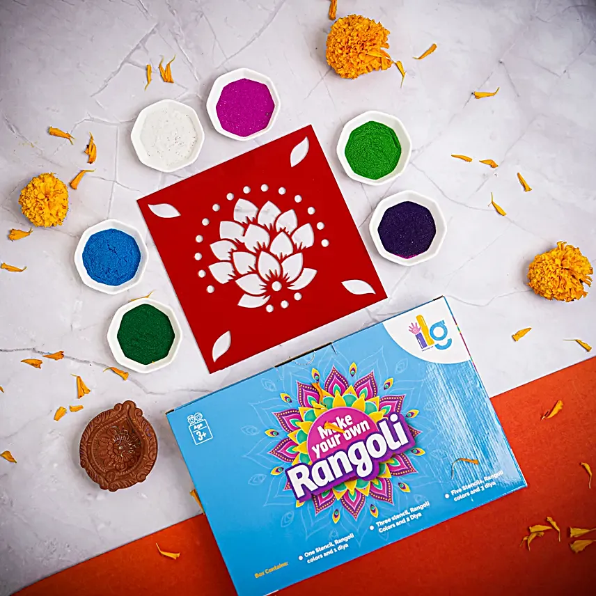Traditional Diwali DIY Rangoli Kit