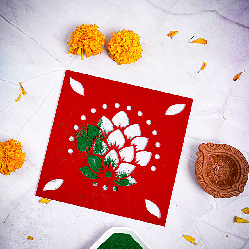 Traditional Diwali DIY Rangoli Kit