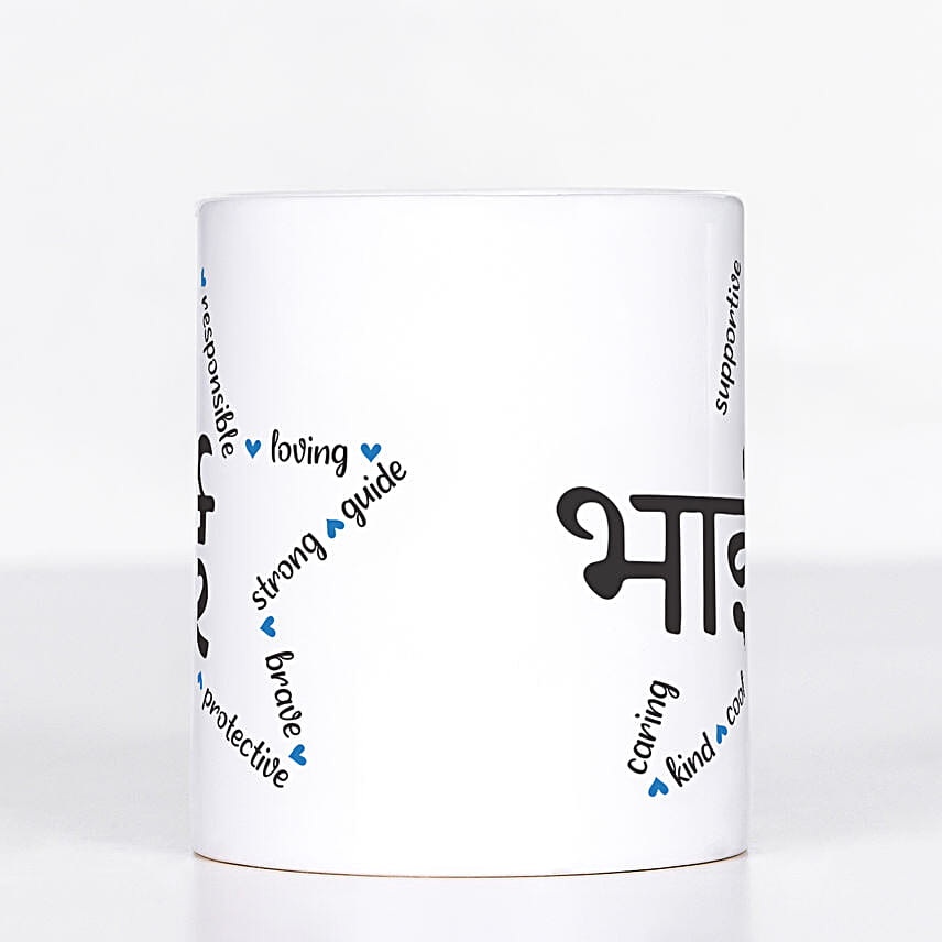 Traditional Pearls Rakhi N Bhai Special Mug Combo Gift