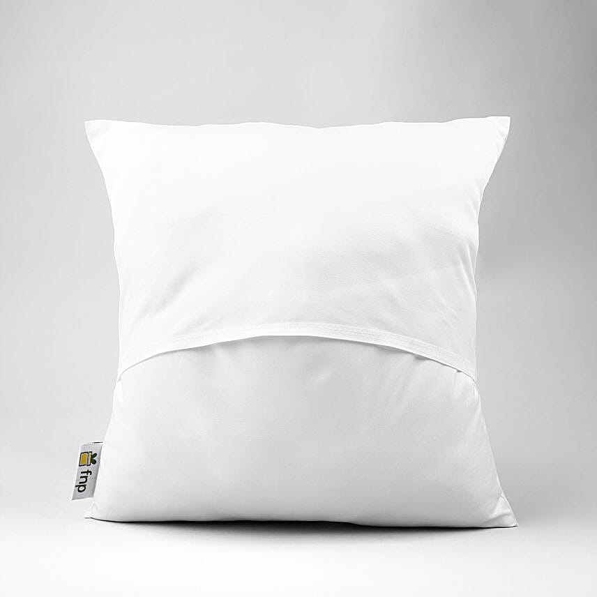 Traditional Pearls Rakhi N Forever Friend Cushion Combo