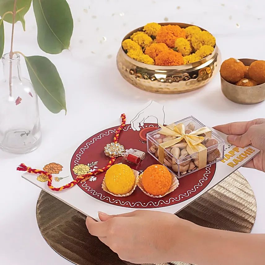 Traditional Rakhi Gift Set